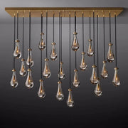 Raindrops Rectangular Chandelier 72"