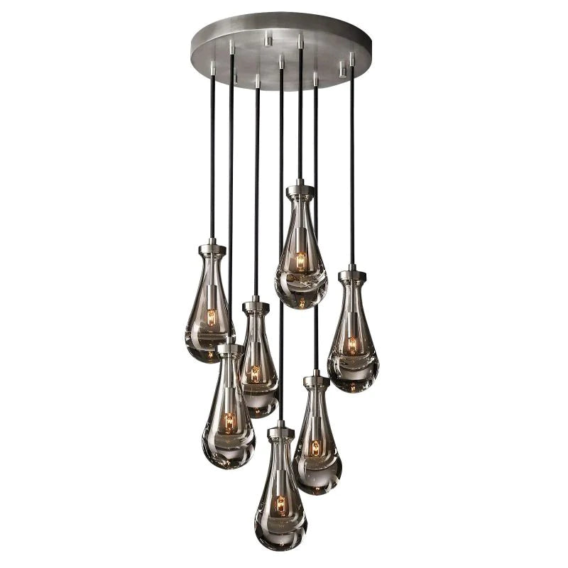 Raindrops Round Chandelier 18"