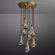 Raindrops Round Chandelier 18"