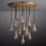 Raindrops Round Chandelier 36"