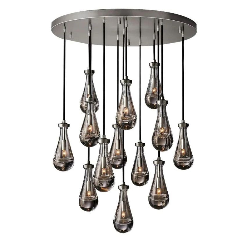 Raindrops Round Chandelier 36"