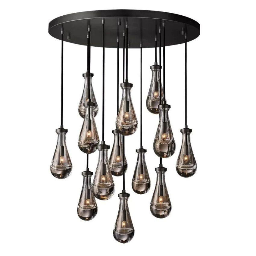 Raindrops Round Chandelier 36"