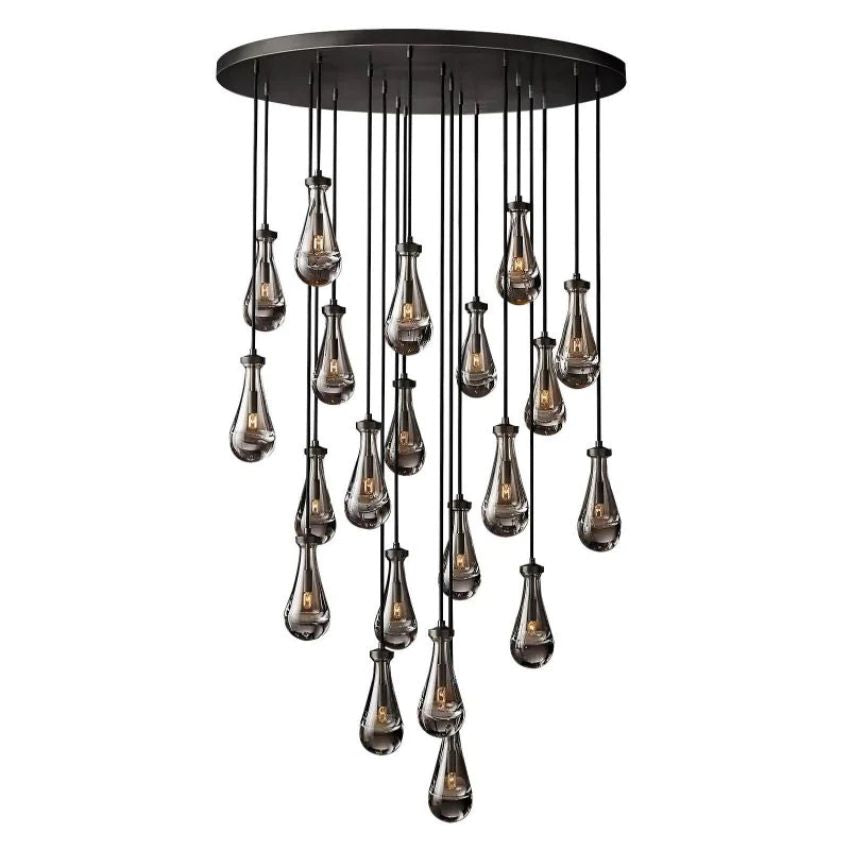 Raindrops Round Chandelier 47"