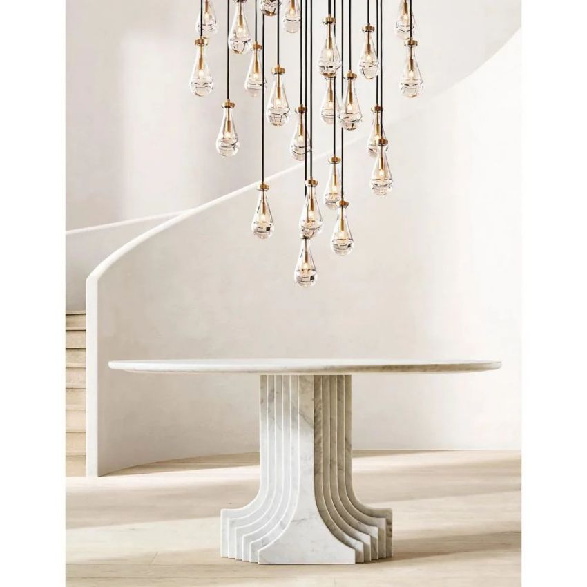 Raindrops Round Chandelier 60"