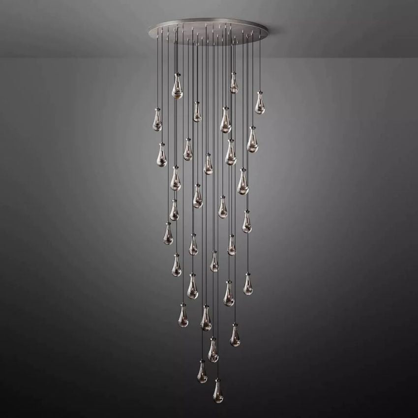 Raindrops Round Chandelier 60"