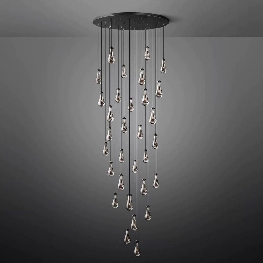 Raindrops Round Chandelier 60"