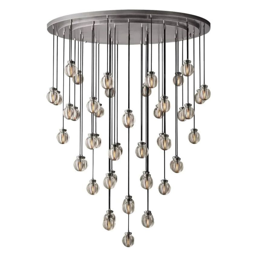 Alieen Pearl Ball Round Chandelier 60"