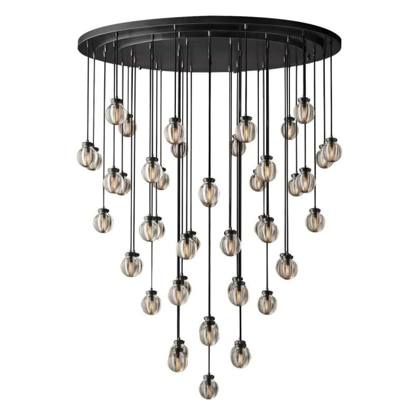 Alieen Pearl Ball Round Chandelier 60"