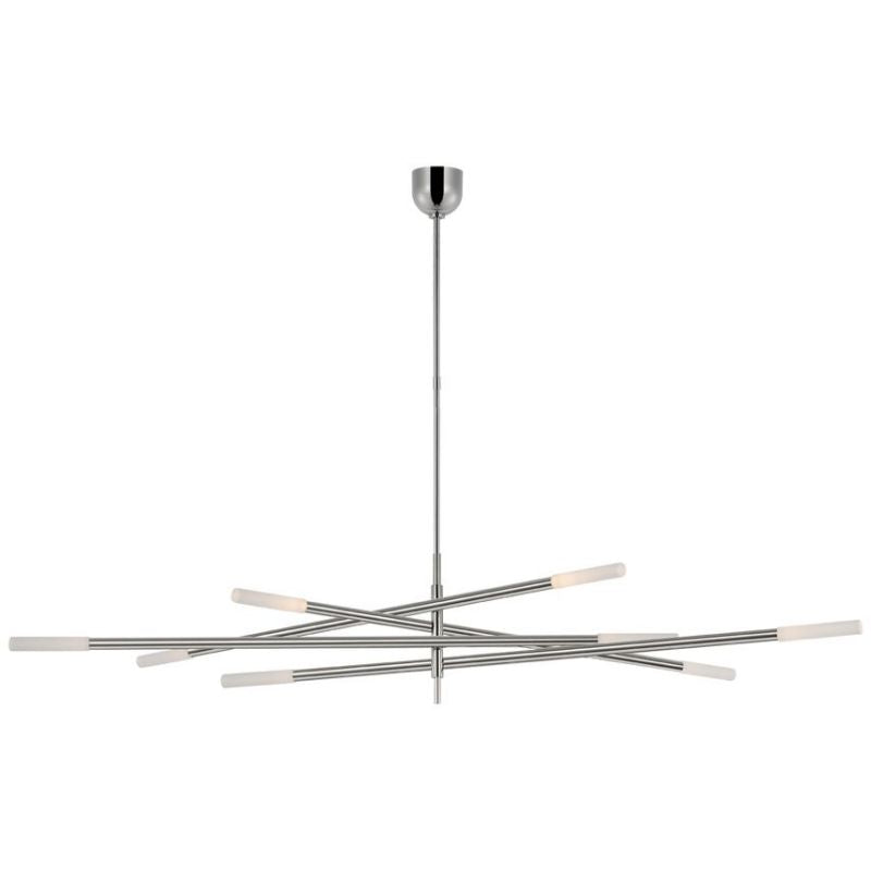 Rousseau Oversized Eight Light Articulating Chandelier