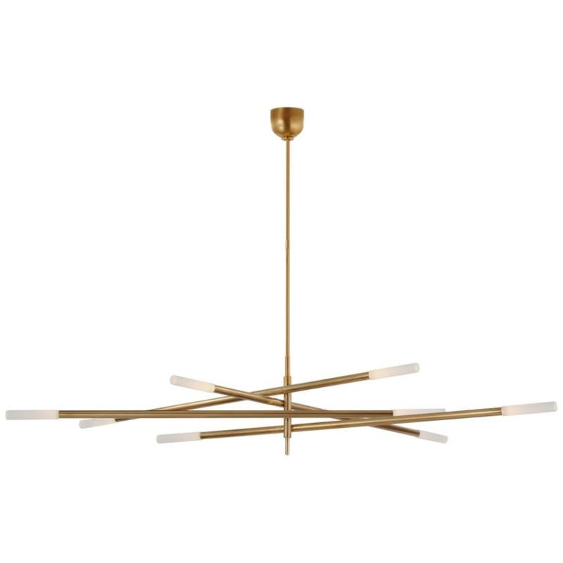 Rousseau Oversized Eight Light Articulating Chandelier