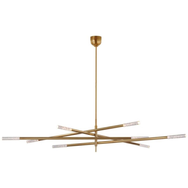 Rousseau Oversized Eight Light Articulating Chandelier