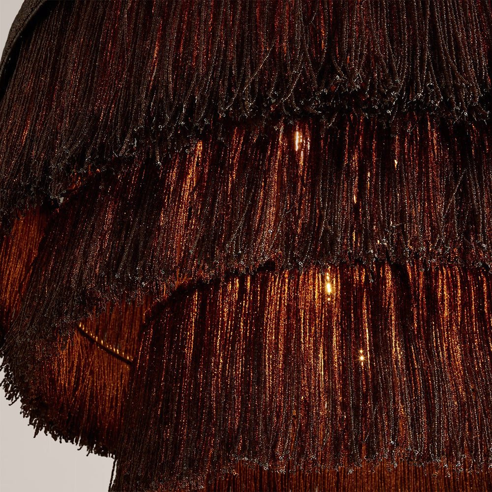 Rowan Jute Fringe Tiered Chandelier
