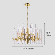 Cicely Crystal Round Chandelier