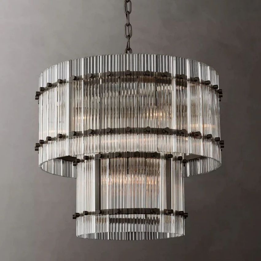 Sofil 2-Tier Round Chandelier 22"