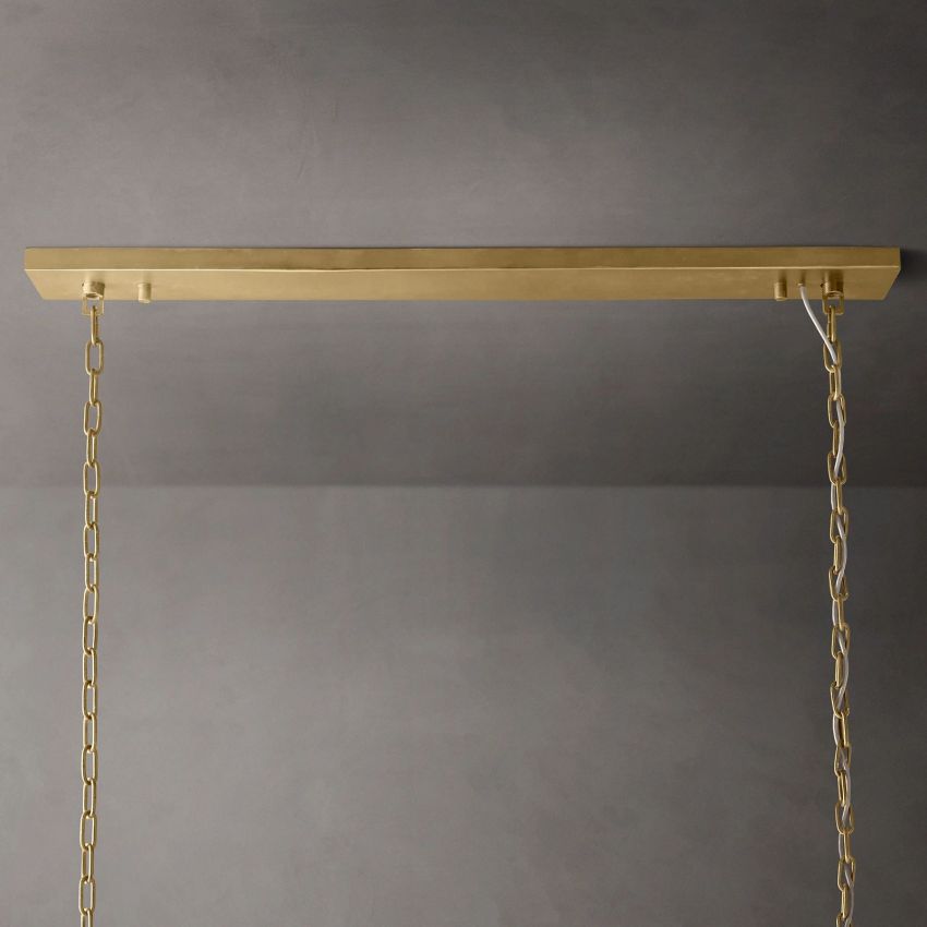 French Classicm Rectangular Chandelier 72"