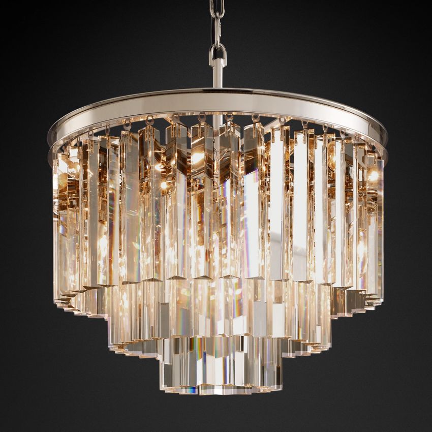 French Classicm Round Chandelier 20"