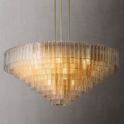 Siri Glass Round Chandelier 65"