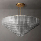 Siri Glass Round Chandelier 65"