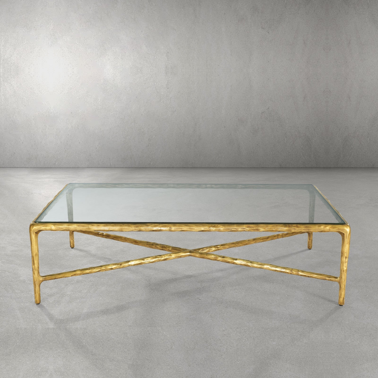 Thaddeus Glass Rectangular Coffee Table