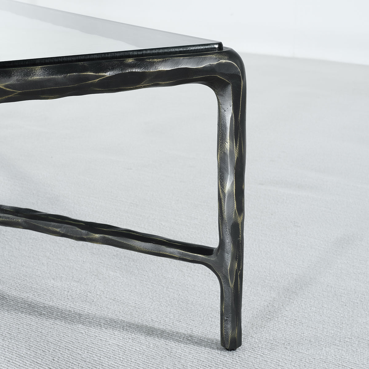 Thaddeus Glass Rectangular Coffee Table