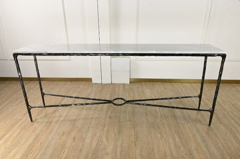 Thaddeus Rectangle Marble Console Table