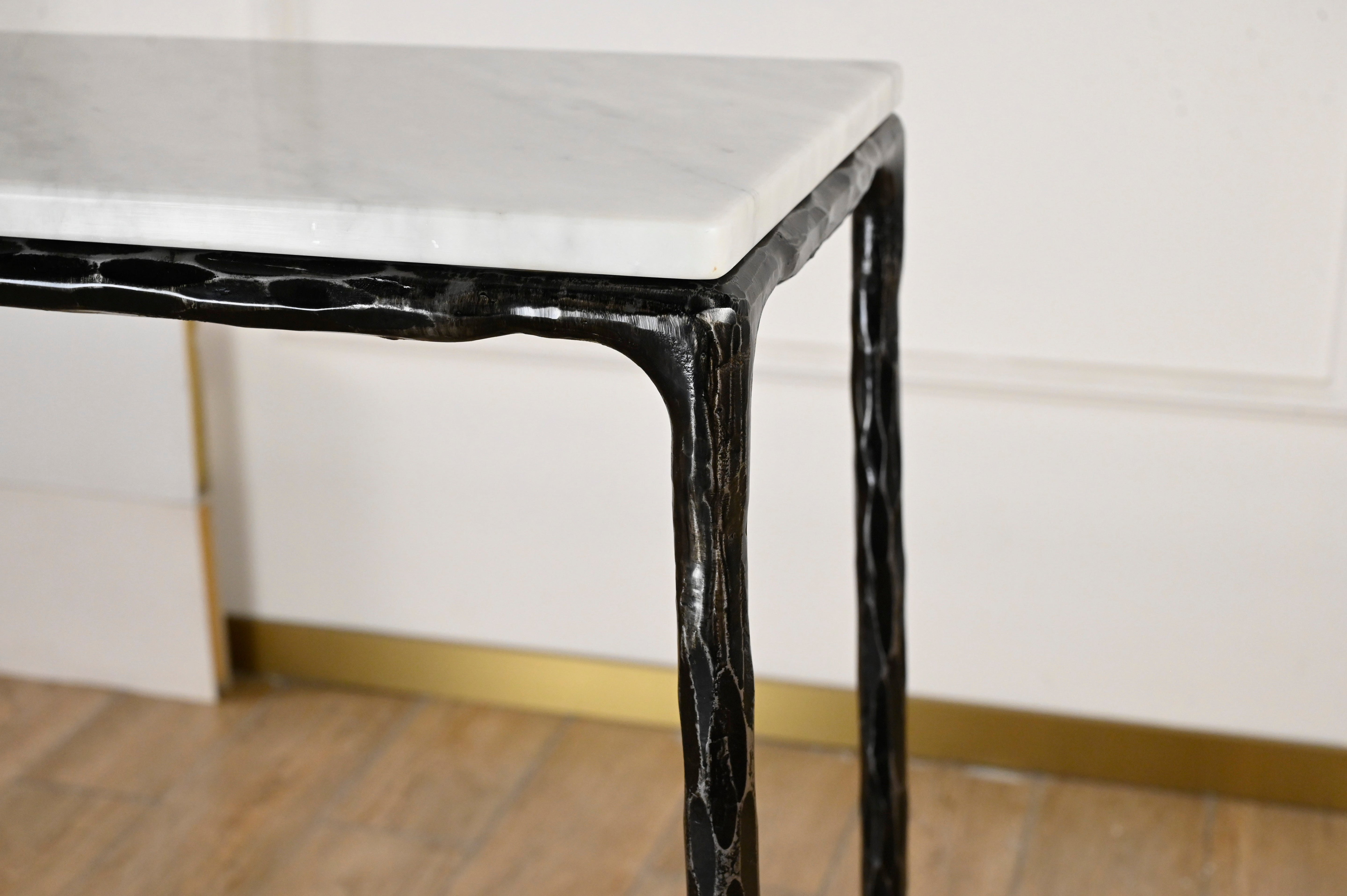 Thaddeus Rectangle Marble Console Table