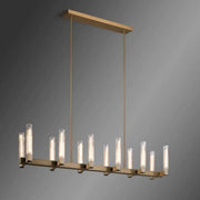 Prismatic upgraded Linear Chandelier 60"