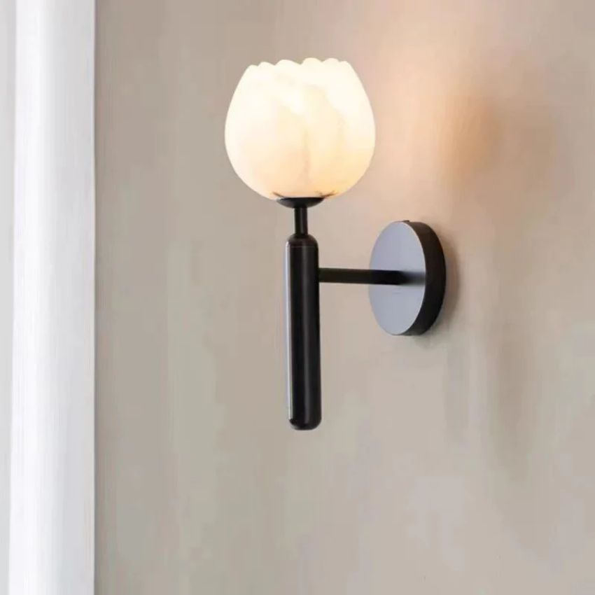 Alabaster Wall Sconce For Bedroom