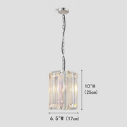 Malone Square Crystal Pendant