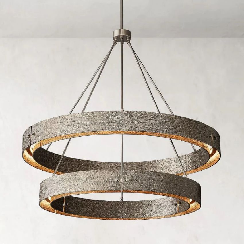 Vilary 2-Tier Round Chandelier 60"