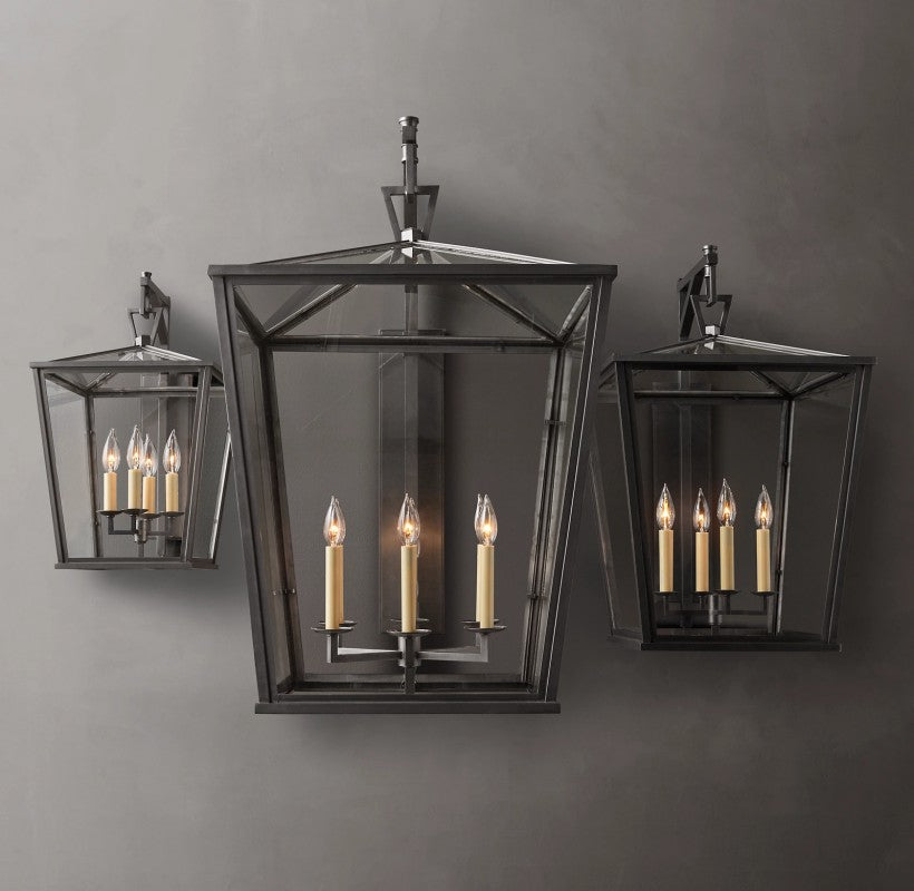 Vintage Openwork Outdoor Sconce 22"