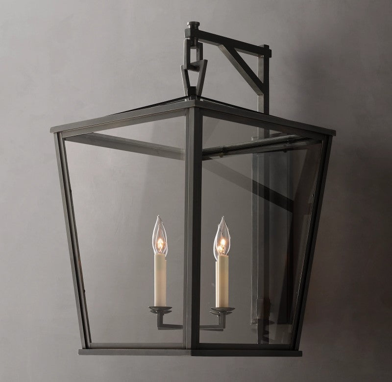 Vintage Openwork Outdoor Sconce 28"