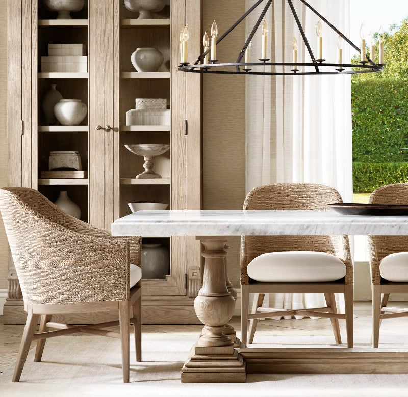 Vintage Openwork Round Chandelier 60"