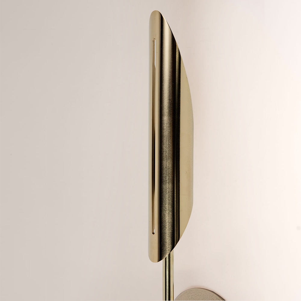 Voyant Dual-Sculpt Brass Wall Sconce