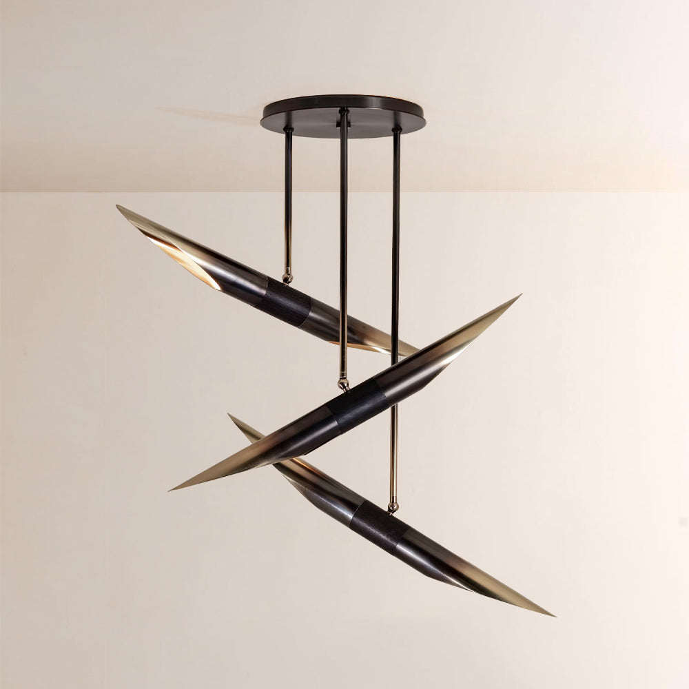 Voyant Sculptural Spire Chandelier