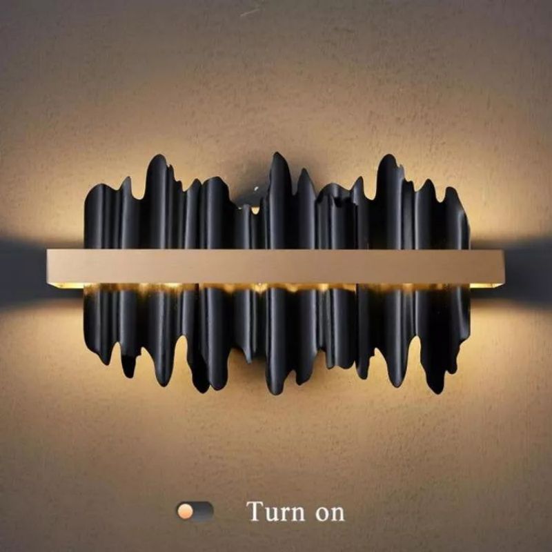 Wave Modern Sculpture Wall Sconce