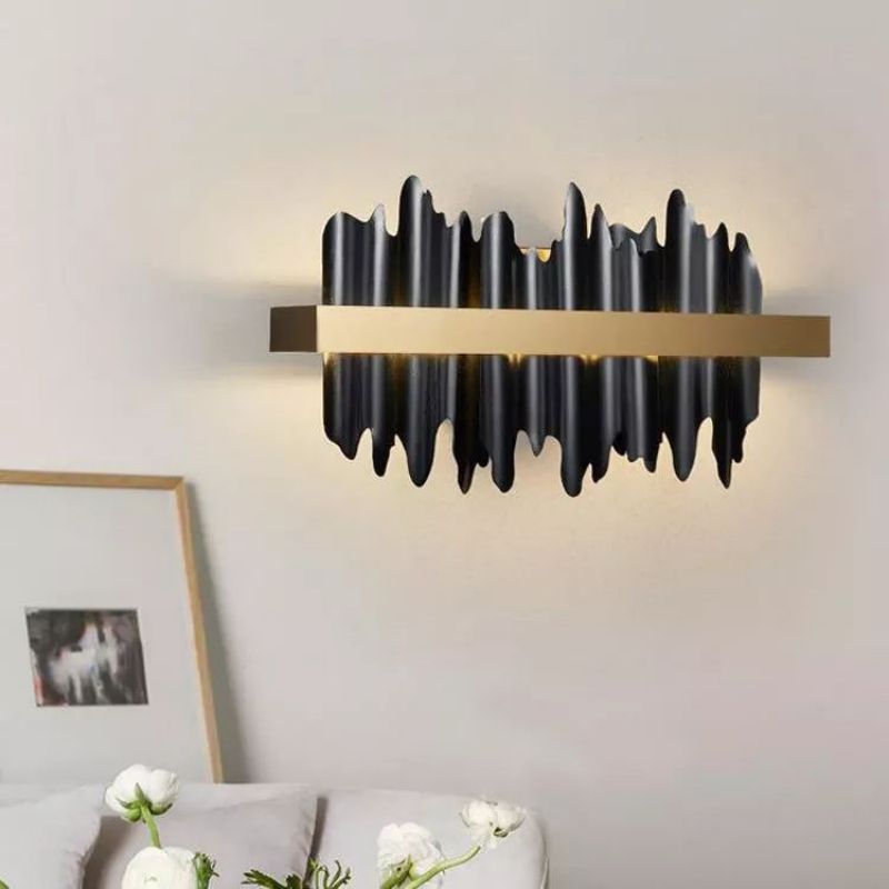 Wave Modern Sculpture Wall Sconce