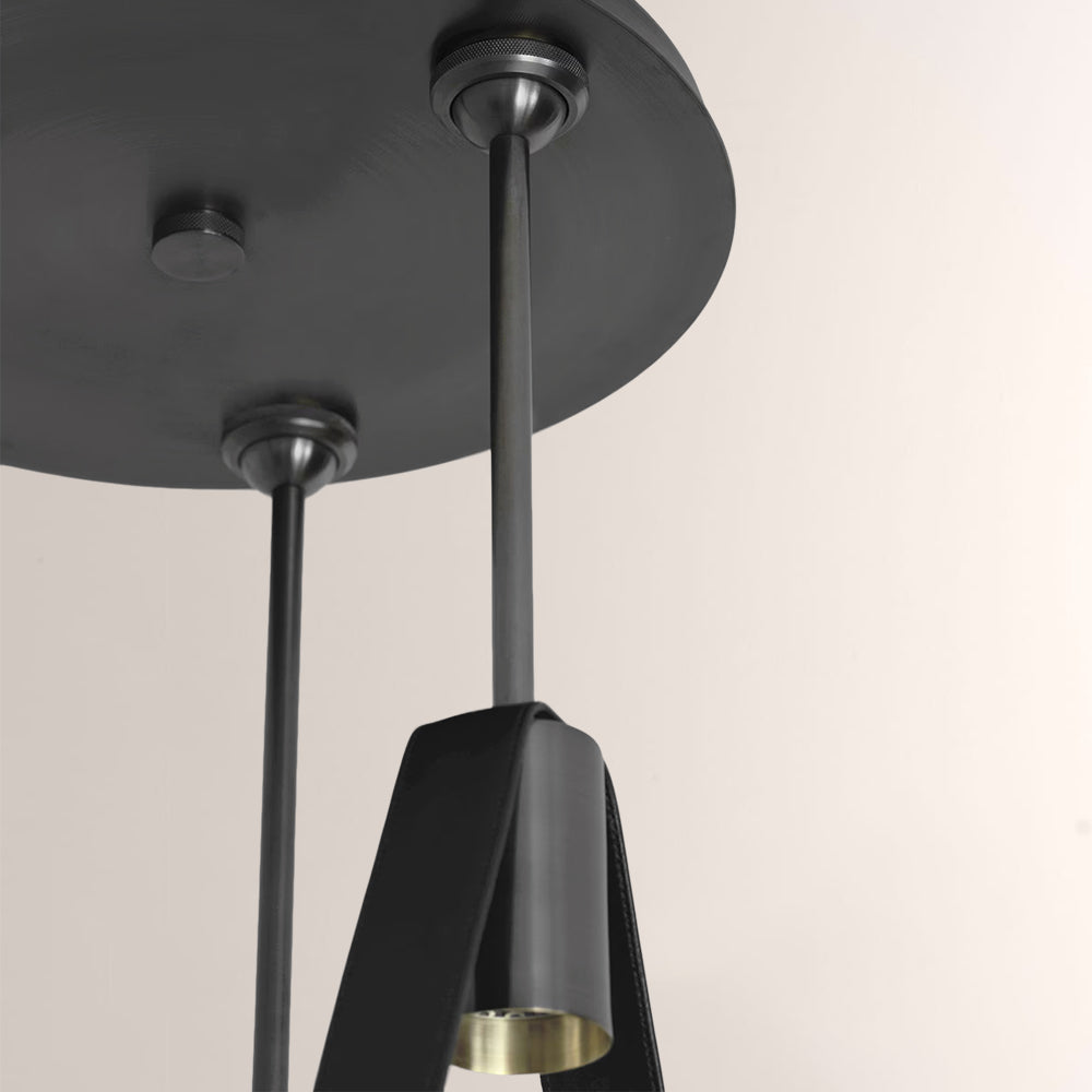 Welden Ombre Glass Cluster Chandelier