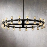 Bordeaux Wine-Glass Round Chandelier 36"48"