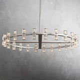 Bordeaux Wine-Glass Round Chandelier 36"48"