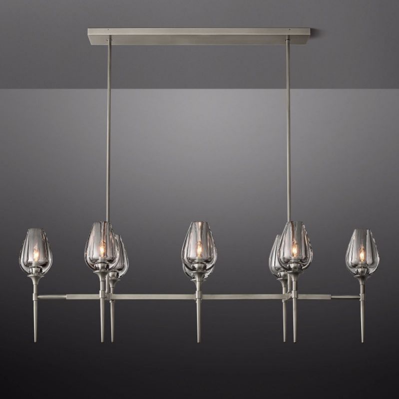 Tulip Linear Chandelier 52"