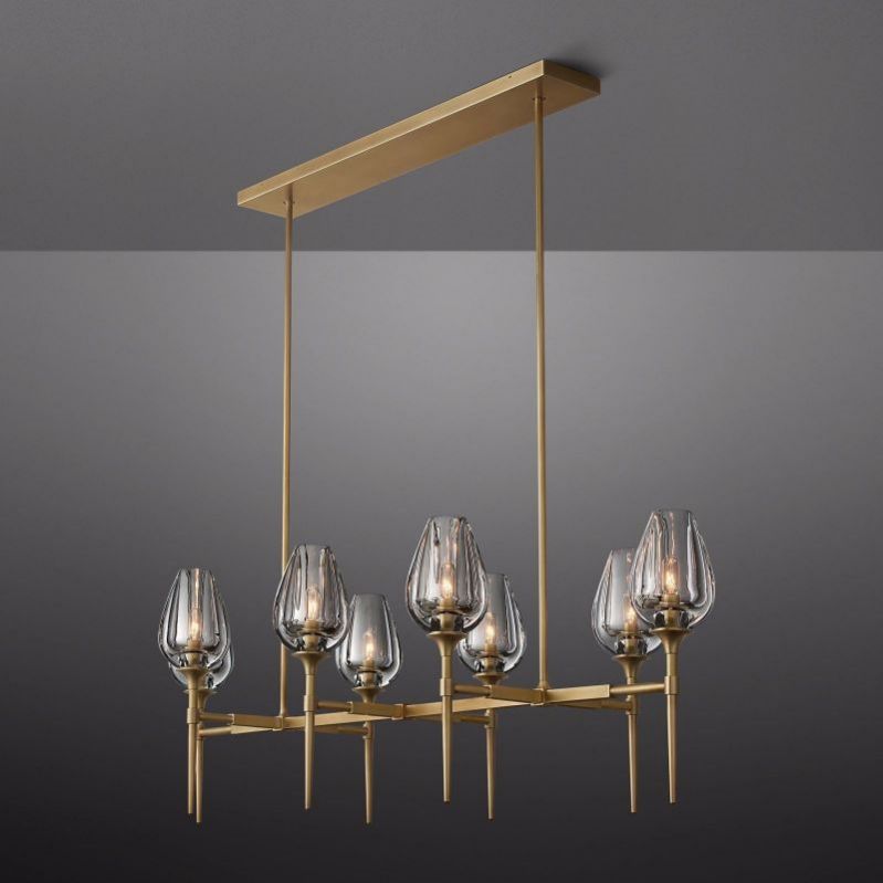 Tulip Linear Chandelier 52"