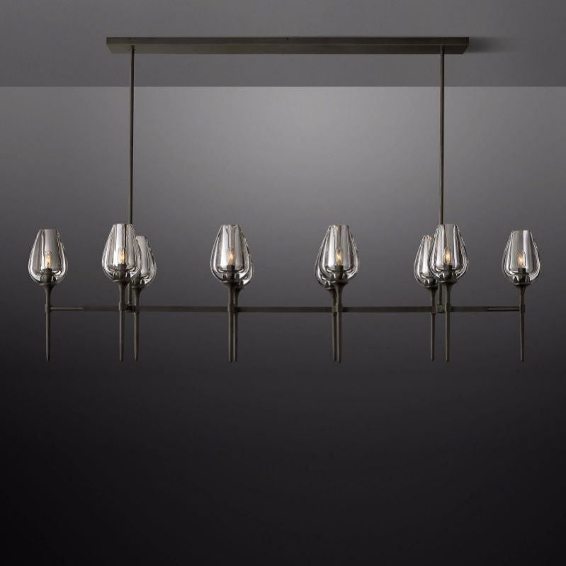 Tulip Linear Chandelier 65"