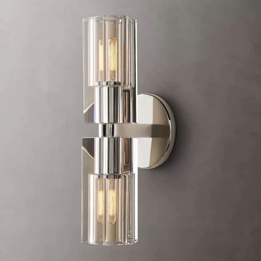 Bordeaux Wine-Glass 2 Lights Wall Sconce