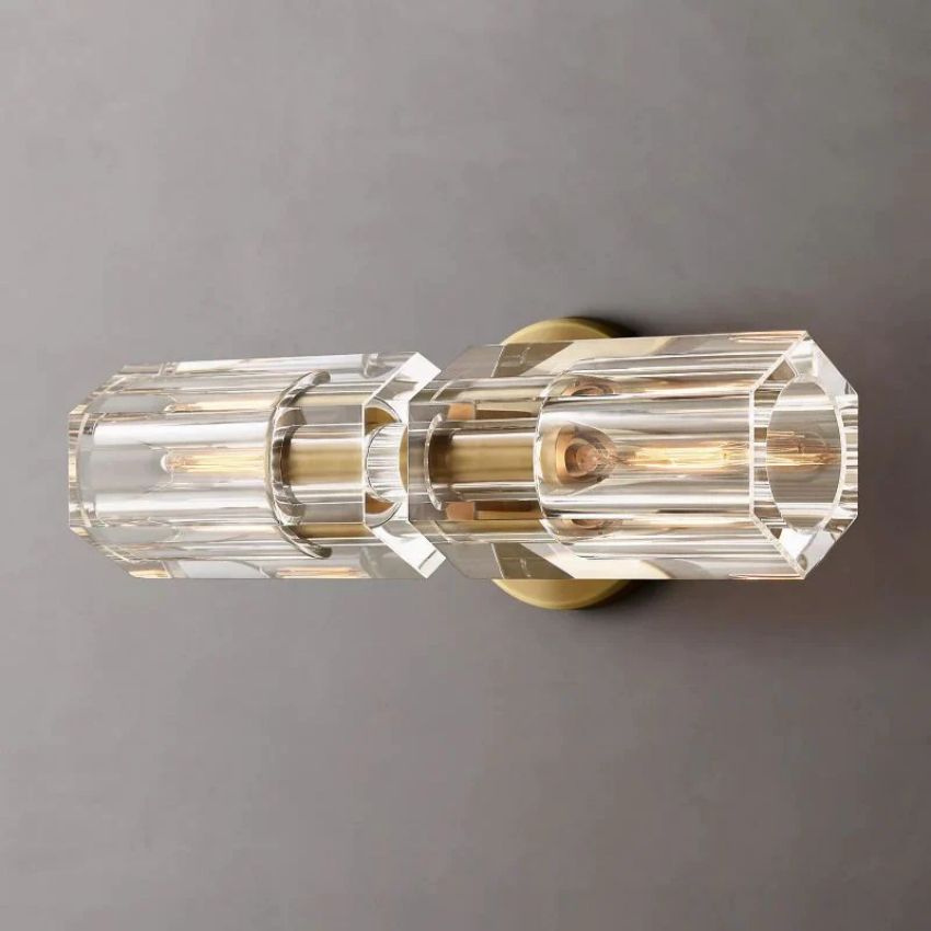 Bordeaux Wine-Glass 2 Lights Wall Sconce