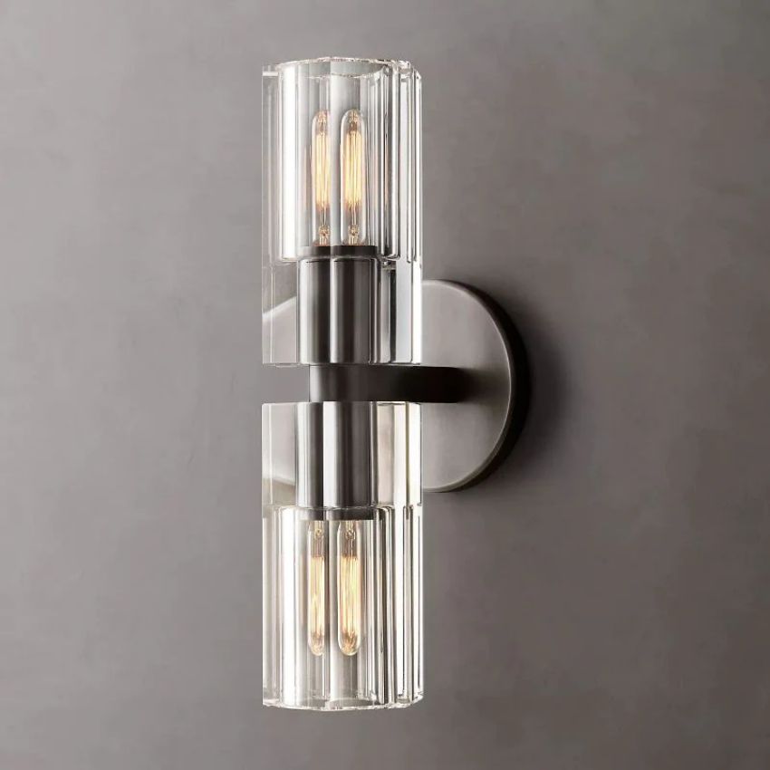 Bordeaux Wine-Glass 2 Lights Wall Sconce