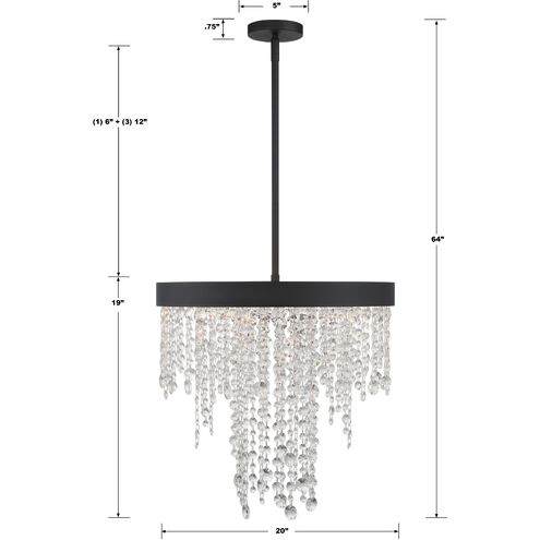 Winham 5 Light 20 inch Chandelier