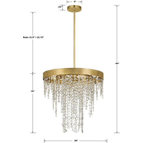 Winham 5 Light 20 inch Chandelier