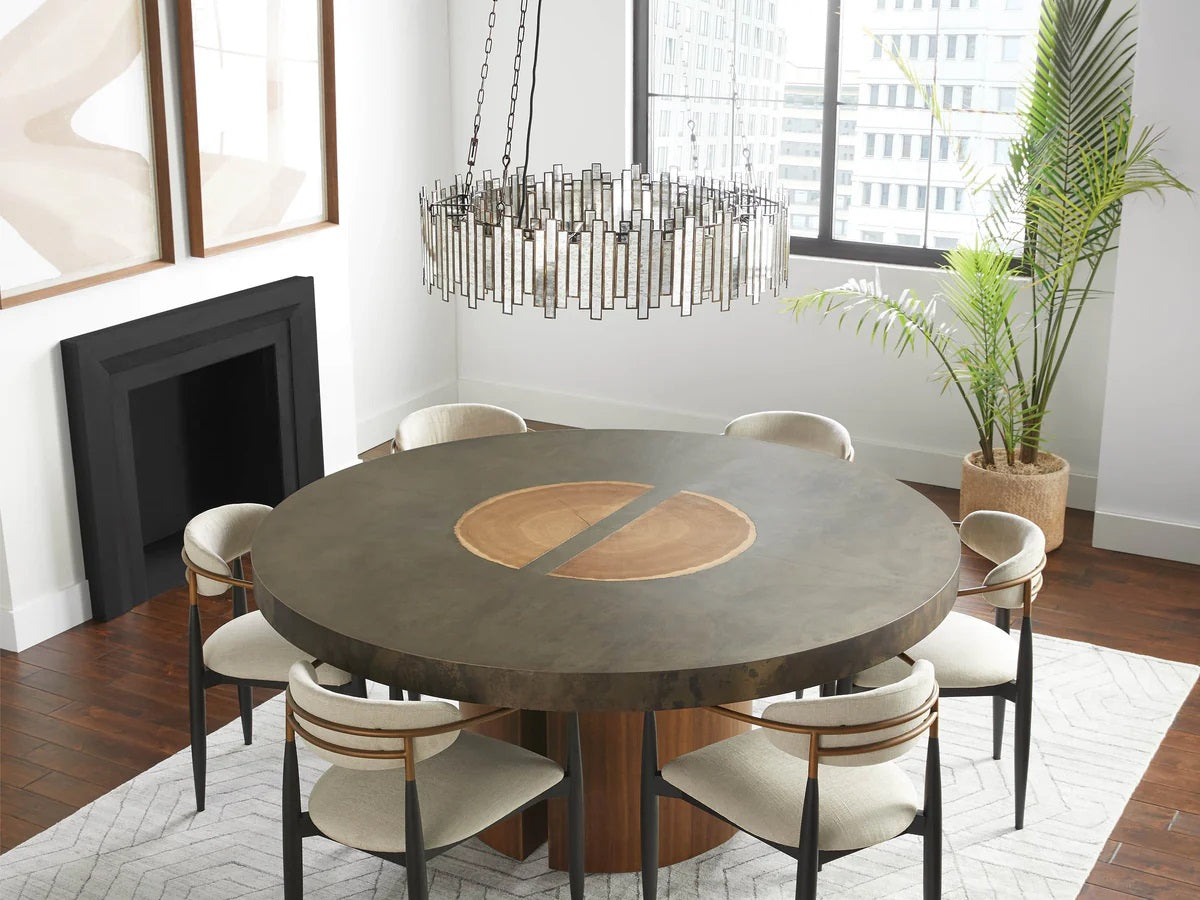 Zaira Round Chandelier36"D