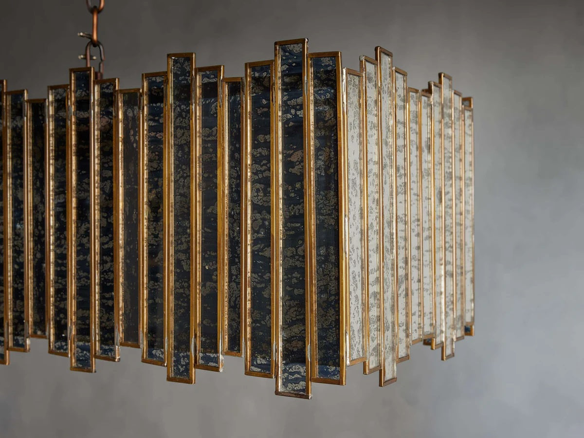 Zaira Rectangular Chandelier 49"W